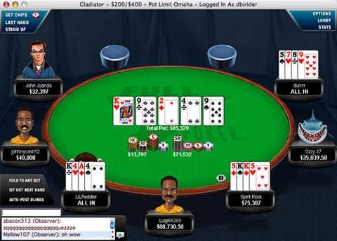 High Stakes Pot Limit Omaha