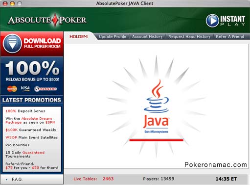 java load screen