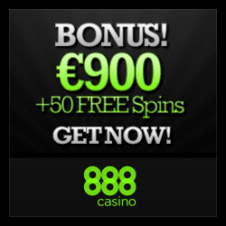 50freespins at 888casino